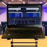 RockJam RJLP1 Adjustable Laptop & DJ Stand, Black