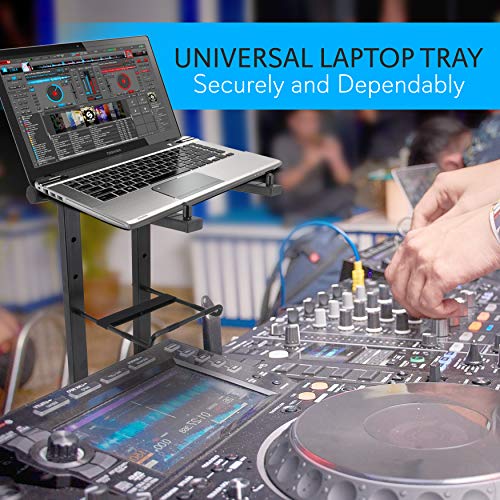 Portable DJ Laptop Stand with Accessories Tray