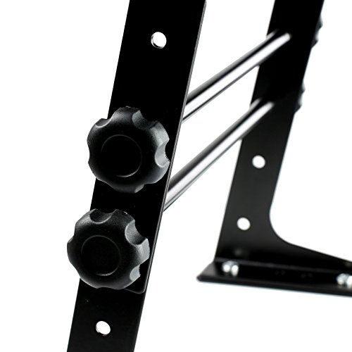 RockJam RJLP1 Adjustable Laptop & DJ Stand, Black