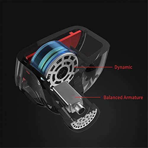 YINYOO KZ ES4 HiFi DJ Earphones (Blue Nomic)
