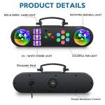 Telbum DJ Lights Stand 5-in-1 Party Light Set