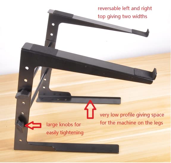 Adjustable DJ Laptop Stand: Strong Hold SH-LS01E