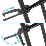 AxcessAbles Portable DJ Table Stand with Keyboard Tray