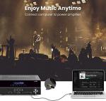 Premium Gold Headphone Adapter for DJs and Audio Connections