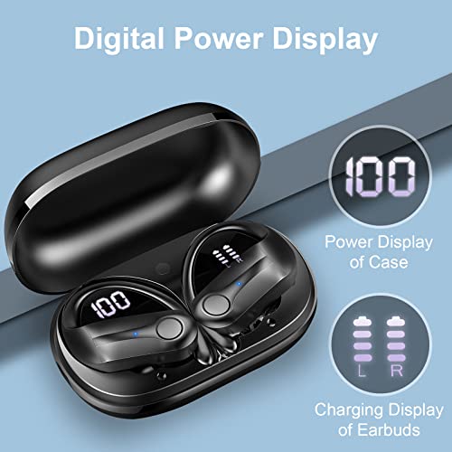 Bluetooth Sports Headphones with 50H Playtime & IP7 Waterproof