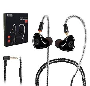 DCMEKA Hybrid Dual Driver In-Ear Earphone - Black
