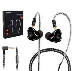 DCMEKA Hybrid Dual Driver In-Ear Earphone - Black