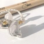 BASN Bmaster Triple Drivers Ear Monitor Headphones (White)