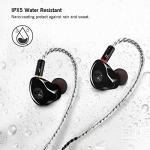 DCMEKA Hybrid Dual Driver In-Ear Earphone - Black