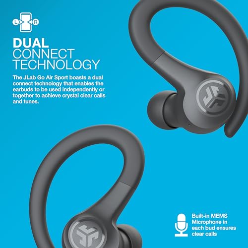 JLab Go Air Sport Wireless Earbuds - Black