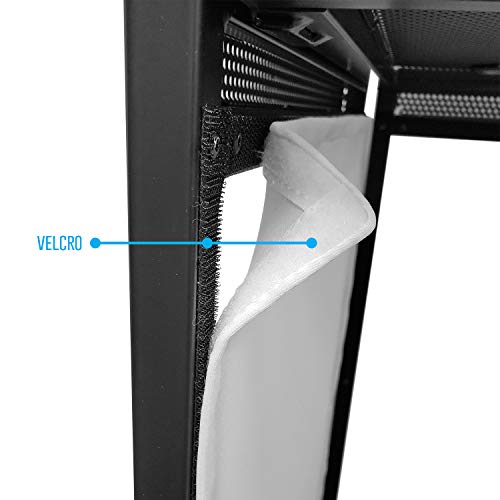 Portable DJ Facade with Black and White Scrims