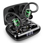 Wireless Sport Earbuds with Dual Mic & Deep Bass