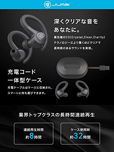JLab Go Air Sport Wireless Earbuds - Black