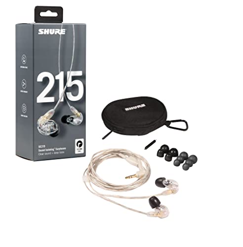 Shure SE215 PRO Clear Wired Earbuds