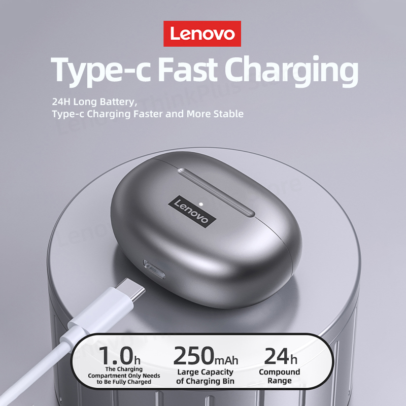 Lenovo LP5 Wireless Bluetooth Earbuds with Mic