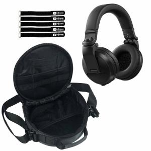 Wireless Black DJ Headphones with Gear Bag