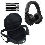 Wireless Black DJ Headphones with Gear Bag