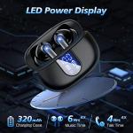 DIUARA Waterproof Wireless Headphones with LED Display