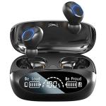 Bluetooth 5.3 Wireless Earbuds with Powerful Bass