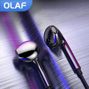 OLAF 3.5mm Wired Earbuds with Microphone and Bass