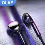 OLAF 3.5mm Wired Earbuds with Microphone and Bass