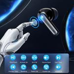 DIUARA Waterproof Wireless Headphones with LED Display