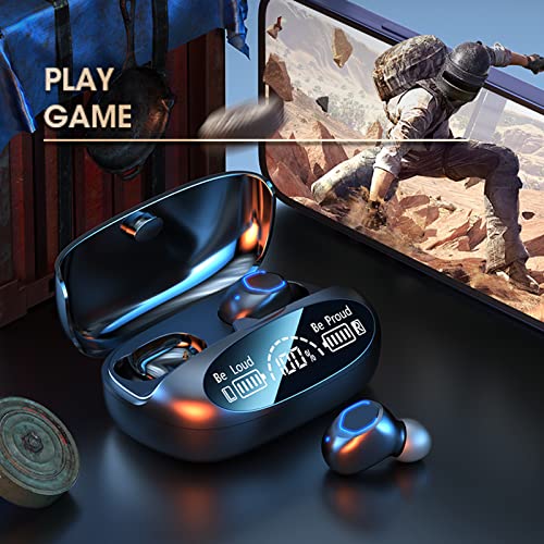 Bluetooth 5.3 Wireless Earbuds with Powerful Bass
