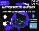 Bluetooth TWS Earbuds with Powerbank Charging Case