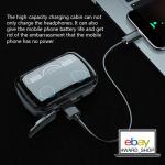 Bluetooth TWS Earbuds with Powerbank Charging Case