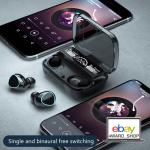 Bluetooth TWS Earbuds with Powerbank Charging Case