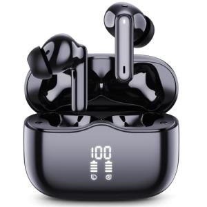 Bluetooth Wireless Earbuds with LED Display