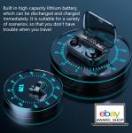 Bluetooth TWS Earbuds with Powerbank Charging Case