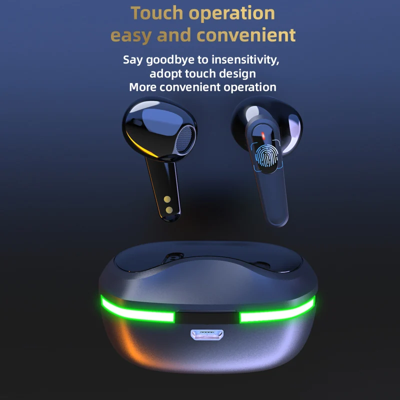 TWS Pro60 Bluetooth 5.0 Wireless Earbuds with Mic