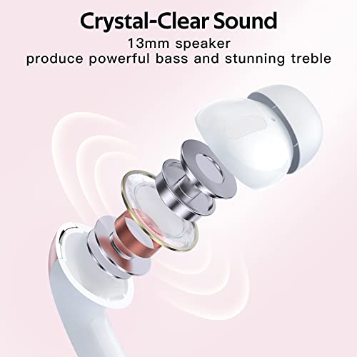 TAGRY True Wireless Earbuds - Bluetooth In-Ear Headphones