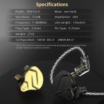 Docooler KZ ZSN PRO X In-ear Headphones - HIFI DJ Monitor