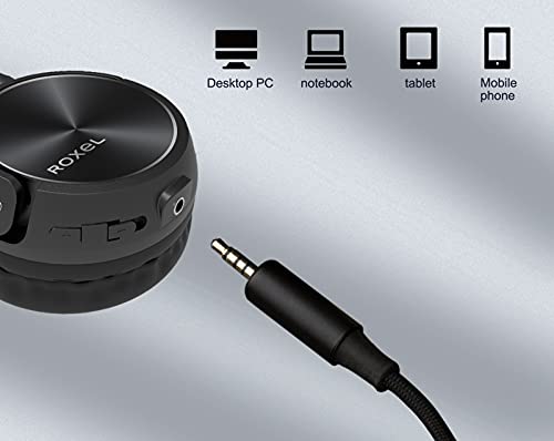 Wireless Bluetooth Headphones with Mic & 20H Playback