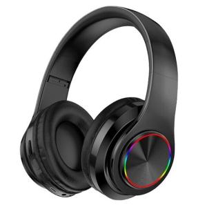 Foldable Bluetooth Wireless DJ Headphones with Mic