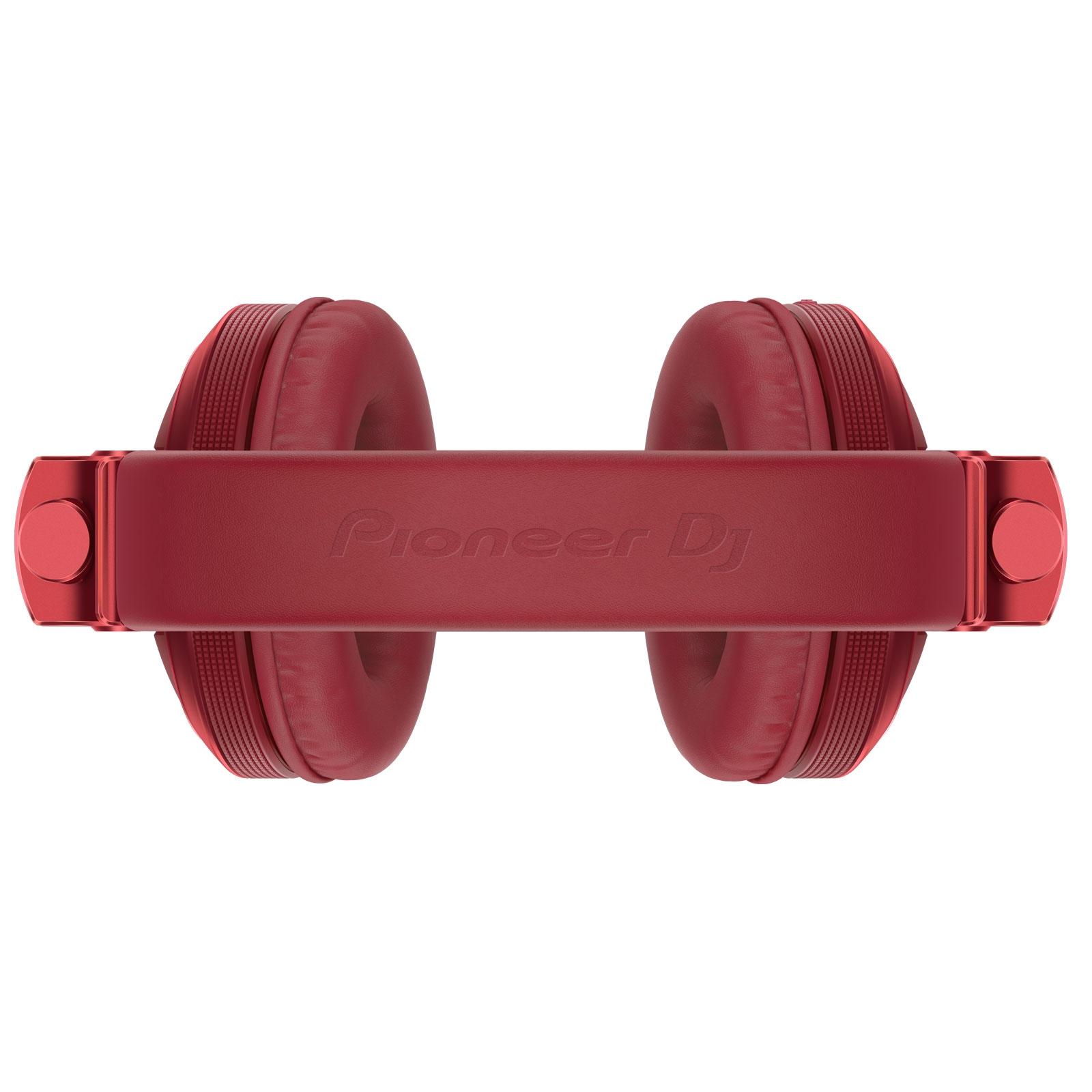 Pioneer DJ HDJ-X5BT Red Wireless Headphones Bundle