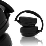 Wireless Over-Ear Headphones with Mic - Black