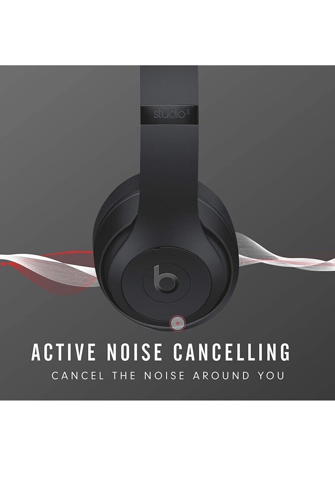 Beats Studio3 Wireless Headphones - Matte Black / OPEN
