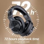 OneOdio A70 Bluetooth DJ Headphones, 72hrs playtime