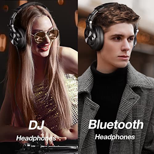 OneOdio A70 Bluetooth DJ Headphones, 72hrs playtime