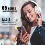 Bluetooth Over Ear Headphones with 65 Hours Playtime
