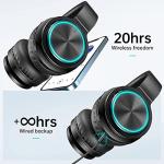 Picun B12 Wireless DJ Headphones with Mic & Bass