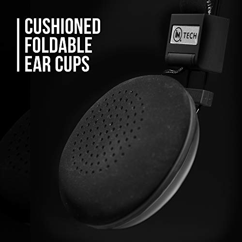 Bluetooth DJ Headphones with Built-in Mic