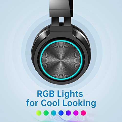 Picun B12 Wireless DJ Headphones with Mic & Bass