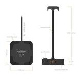 Black RGB Headphone Stand with USB Charger