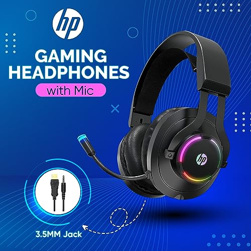 LED Gaming Headset with Microphone for Consoles & PC