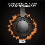 Wireless ANC headphones with 70H battery & LDAC