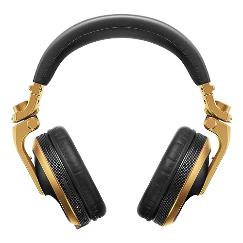 Gold Pioneer DJ Bluetooth Headphones with Detachable Cable